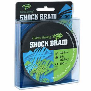 Giants Fishing Splétaná šňůra Shock Braid Green 100m - 0,29mm