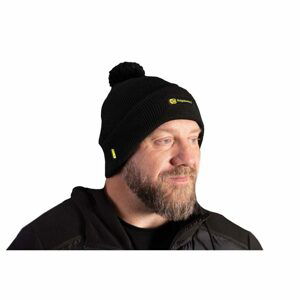 RidgeMonkey Čepice APEarel Bobble Beanie Hat Black