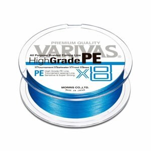 Varivas Šňůra High Grade PE X8 Ocean Blue 150m - 0,128mm