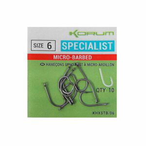 Korum Háčky Xpert Specialist Hooks 10ks - vel. 10