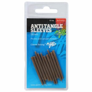 Giants Fishing Převleky proti zamotání Anti-Tangle Sleeves Brown 10ks - 40mm