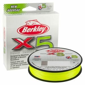 Berkley Šňůra X5 Flame Green 150m - 0,06mm 6,4kg