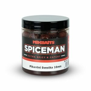 Mikbaits Boilie v dipu Spiceman 250ml - Pikantní Švestka 20mm