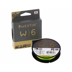 Westin Šňůra W6 8 Braid Lime Punch 135m - 0,128mm