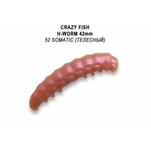 Crazy Fish Umělá Nástraha MF H worm 42mm Barva 52 Sýr