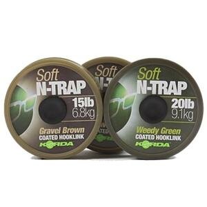 Korda Šňůrka N-Trap Soft 20m - 15lb Gravel Brown