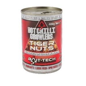 Bait-Tech Tygří ořech v nálevu Hot Growlers Tiger Nuts 400g