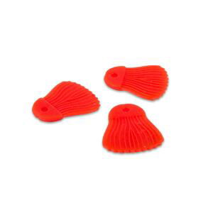 Fox Rage Predator Imitace ploutve Bait Fins Red 25ks