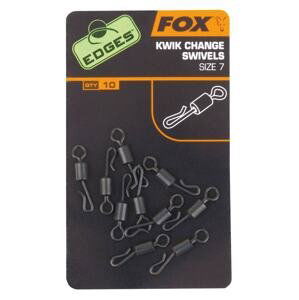 Fox Rychlovýměnné obratlíky Edges Kwik Change Swivel 10ks