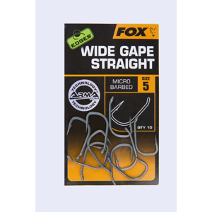 Fox Háčky EDGES Wide Gape Straight 10ks - vel. 6 (bez protihrotu)