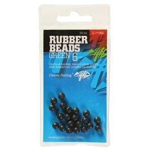 Giants Fishing Gumové kuličky Rubber Beads Transparent Green 20ks - 5mm