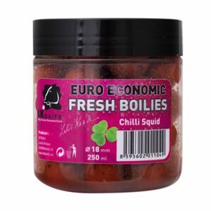 LK Baits Fresh Boilies Euro Economic 18mm 250ml - Chilli Squid