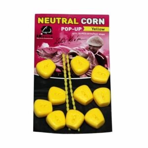 LK Baits Imitace kukuřice Neutral Corn 10ks - Yellow