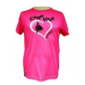 R-Spekt Dětské tričko Carp Love fluo pink - 7/8 yrs