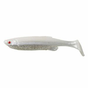 Savage Gear Gumová nástraha 3D Fat Minnow T-Tail White Silver