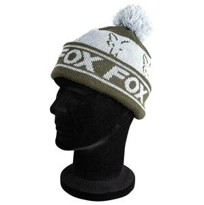 Fox Čepice Green/Silver - Lined Bobble Hat