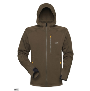 Geoff Anderson Bunda mikro fleece Hoody 3 zelená