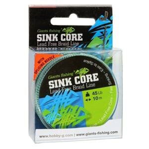 Giants Fishing Splétaná šňůra Sink Core Lead Free Line Camou 10m - 35lb