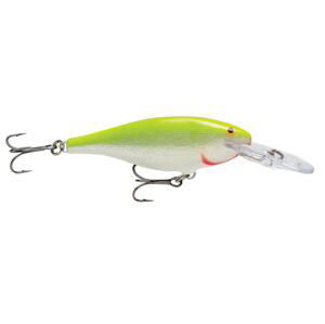 Rapala Wobler Shad Rap Deep Runner Silver Fluorescent Chartreuse - 7cm 8g