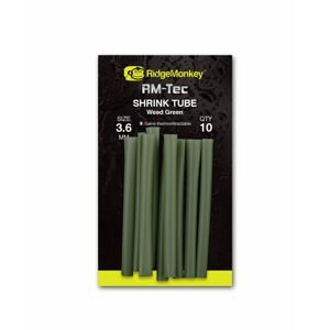 RidgeMonkey Smršťovací hadičky RM-Tec Shrink Tube 10ks - 3,6mm Weed Green