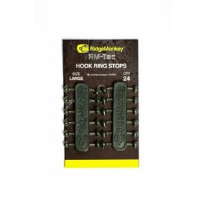 RidgeMonkey Gumové stoppery RM-Tec Hook Ring Stops - velké (vel.háčku 1-4)