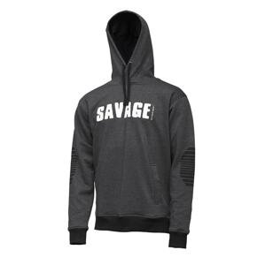 Savage Gear Mikina Logo Hoodie - XXL