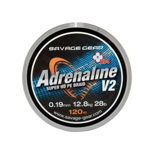 Savage Gear Šňůra HD4 Adrenaline V2 120m - 0,13mm/17lbs/7.8kg