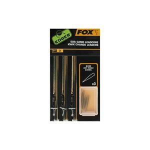 Fox Montáže 50lb Camo Leadcore Kwik Change Leaders 3ks