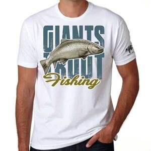 Giants Fishing Tričko pánské bílé Pstruh - XL