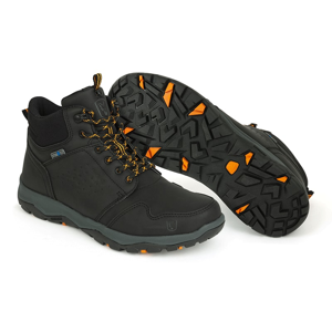 Fox Boty Collection Black & Orange Mid Boots