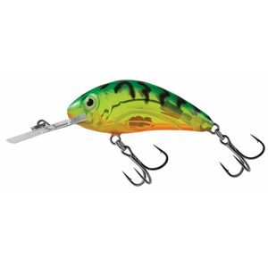 Salmo Wobler Rattlin Hornet Clear Floating Clear Hot Green Tiger - 4,5cm