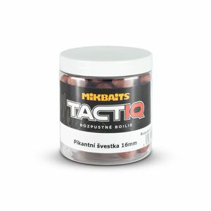 Mikbaits Rozpustné boilie TactiQ Pikantní švestka 250ml - 16mm