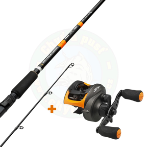 Savage Gear Prut Multi-Purpose Predator 2 Trigger 221cm 80g + naviják Okuma Jaw Baitcasting