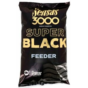 Sensas Krmítková směs 3000 Super Black 1kg - Feeder