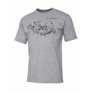 Savage Gear Triko Cannibal Ink Tee Grey - L