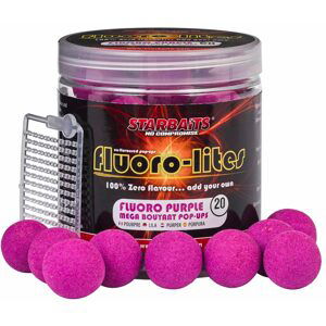 Starbaits Plovoucí boilie Pop Up Fluoro Lite fialová - 20mm  80g