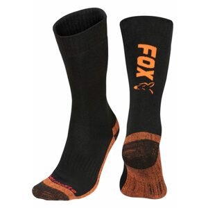 Fox Ponožky Collection Thermolite long sock Black/Orange - 44-47