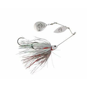 Savage Gear Třpytka Da'bush Spinnerbait Sinking White Silver Holo Flame