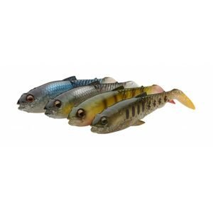 Savage Gear Gumová nástraha Craft Cannibal Paddletail Clear Water Mix 4pc - 12,5cm 20g