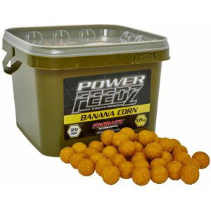 Starbaits Boilies Power FEEDZ Banana Corn 1,8kg - 20mm