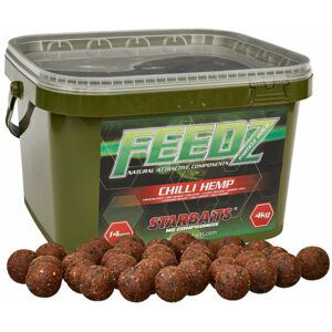 Starbaits Boilies FEEDZ Chilli Hemp 4kg - 20mm