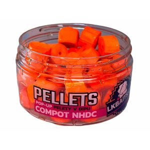 LK Baits Pelety v dipu Compot NHDC 60g - 17mm