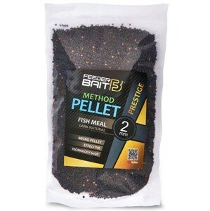 Feederbait pellet prestige dark 2 mm 800 g - natural