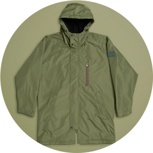 One more cast bunda forest green mrigal spring water resistant jacket - l