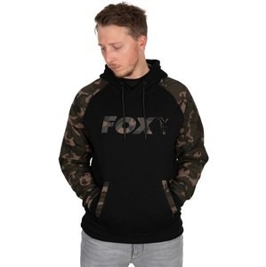 Fox mikina black camo raglan hoodie - s