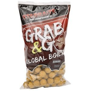 Starbaits boilies g&g global banana cream - 1 kg 14 mm