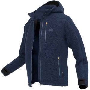 Geoff anderson bunda s kapucí teddy modrá - xxl