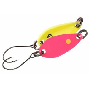 Spro plandavka trout master incy spoon pink yellow - 1,5 g