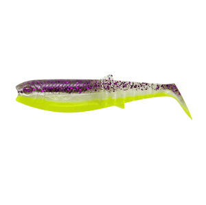 Savage gear gumová nástraha cannibal shad white flash - 6,8 cm 3 g