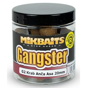 Mikbaits rozpustné boilies gangster g2 krab ančovička asa 250 ml - 20 mm